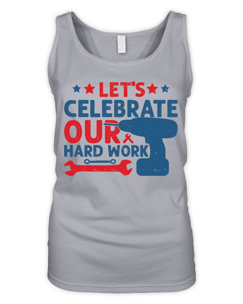 Happy Hard Work Organic Women's Tank Top