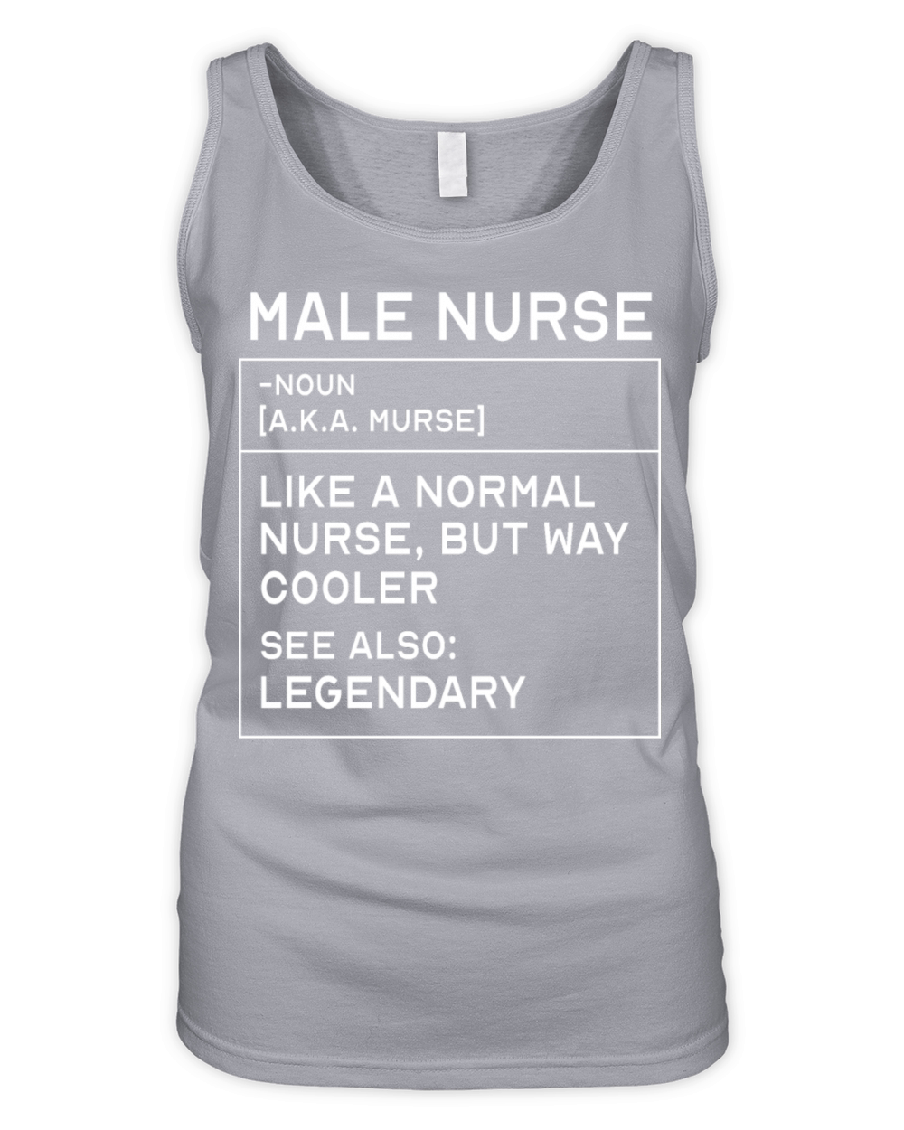Male Nurse Definition Registered Nurse For Men Organic Women's Tank Top