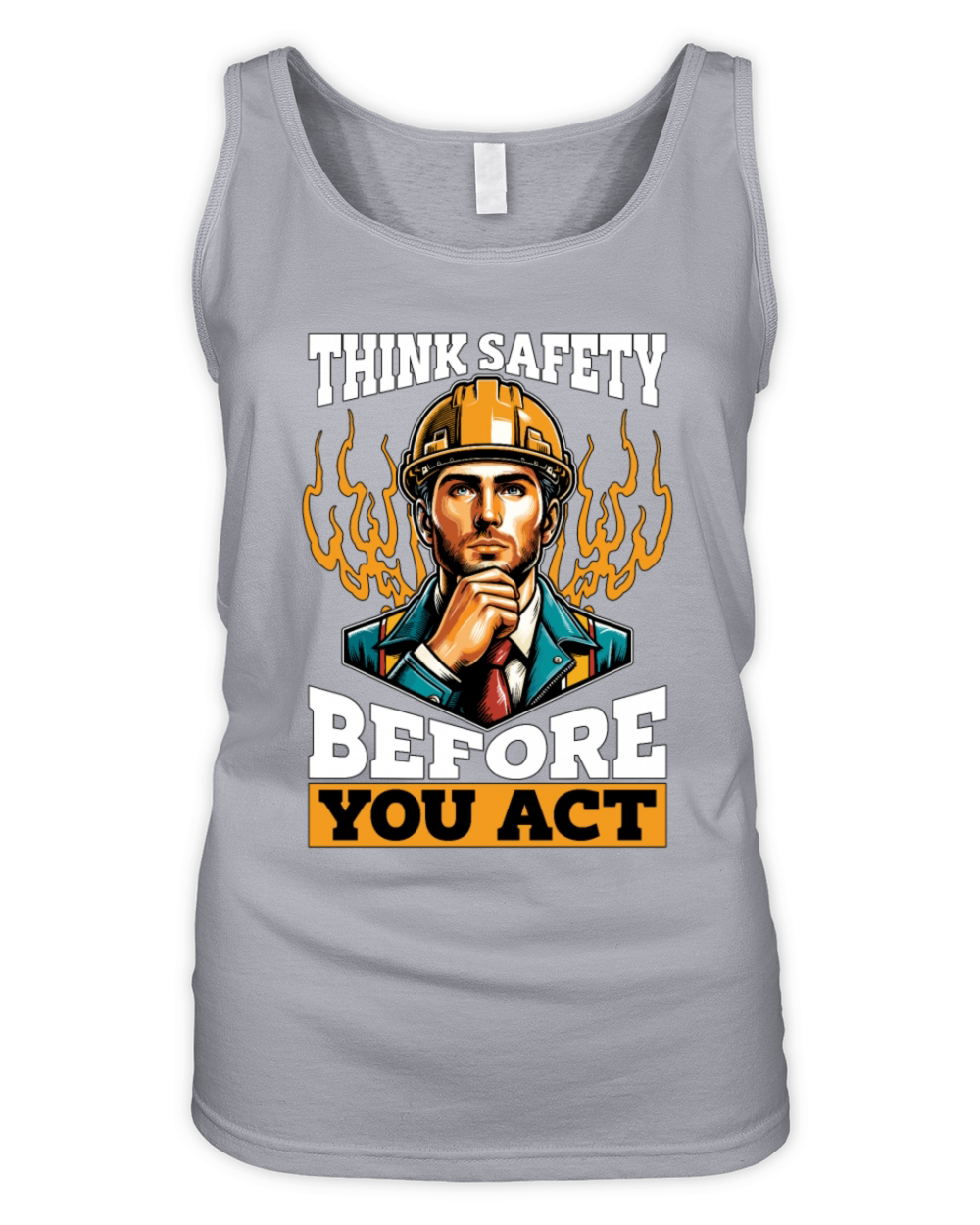 Safety Officer Think Safety Before Patrol Control Organic Women's Tank Top