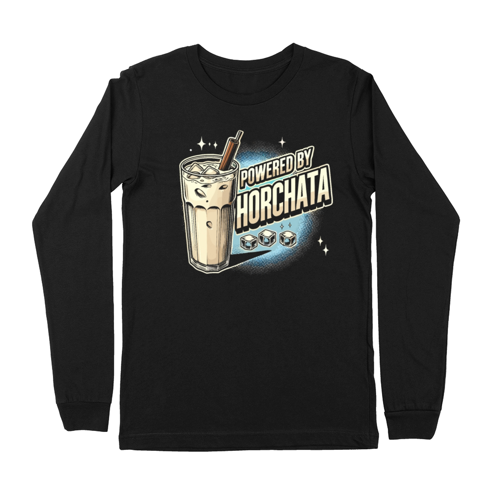 Vintage Retro Style Horchata Mexican Drink Summer Premium Long Sleeve
