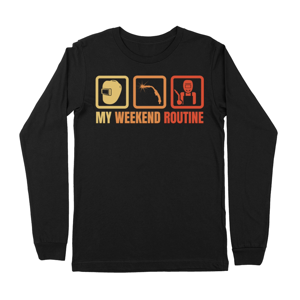 Welder Weekend Routine Premium Long Sleeve
