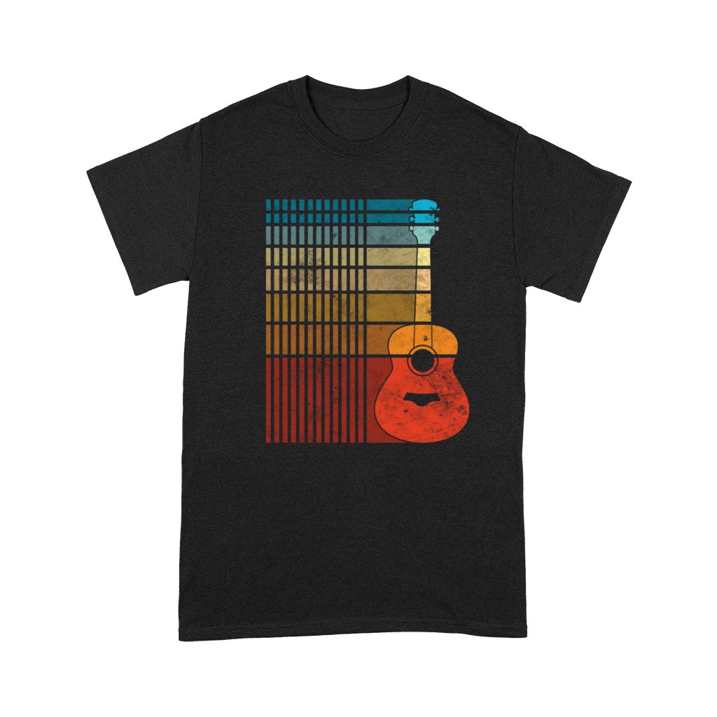 70s Retro Vintage Guitar Music Premium T-shirt