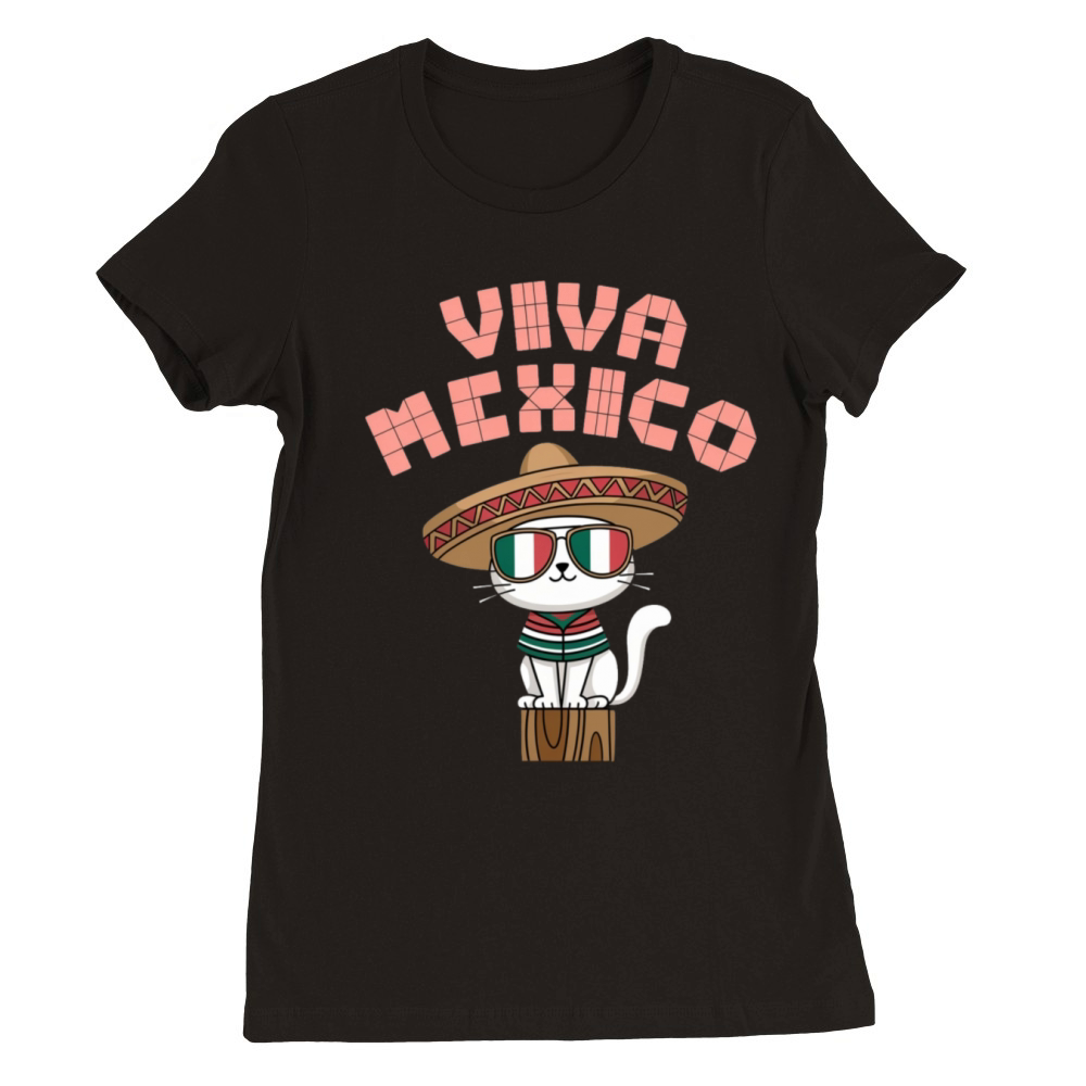 Viva Mexico Celebrate Hispanic Heritage Month Premium Womens Crewneck T-shirt