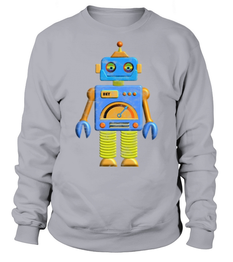 Hey Robot Vintage Sweatshirt Unisex