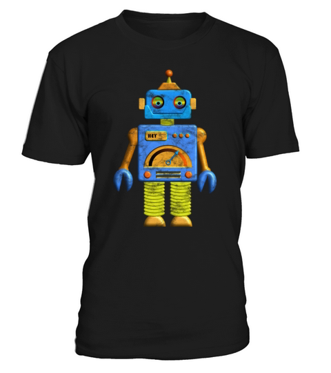 Hey Robot Vintage T-Shirt Unisex