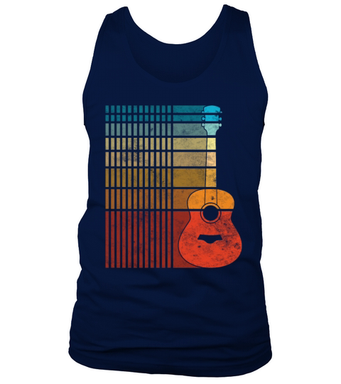 70s Retro Vintage Guitar Music Tank Top Unisex