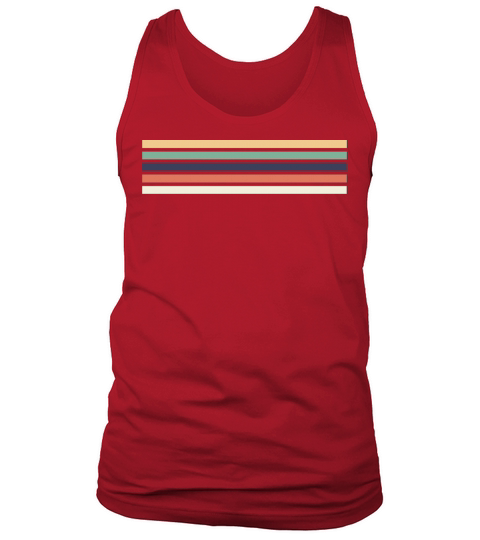 Retro stripe design with vintage vibe Tank Top Unisex