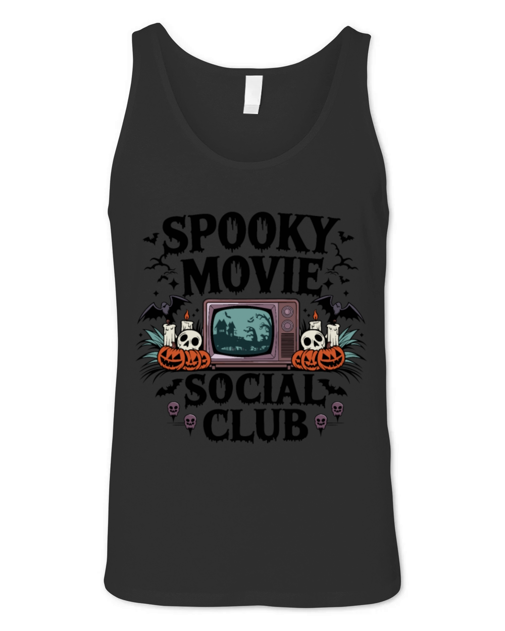 Spooky Movie Social Club Unisex Jersey Tank