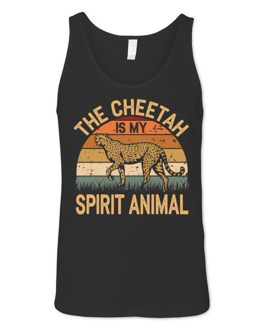 The Cheetah Is My Spirit Animal Unisex Jersey Tank