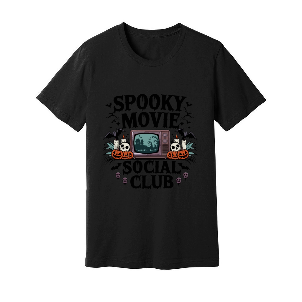 Spooky Movie Social Club Unisex Jersey Tee