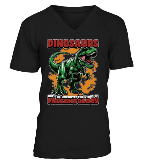 Paleontology Dinosaurs Are The Fossil Collector V-Neck T-shirt