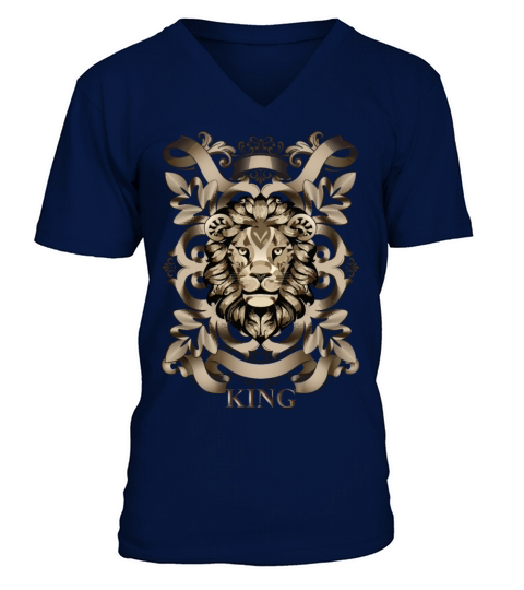 VINTAGE LION KING V-Neck T-shirt