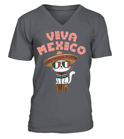 Viva Mexico Celebrate Hispanic Heritage Month V-Neck T-shirt