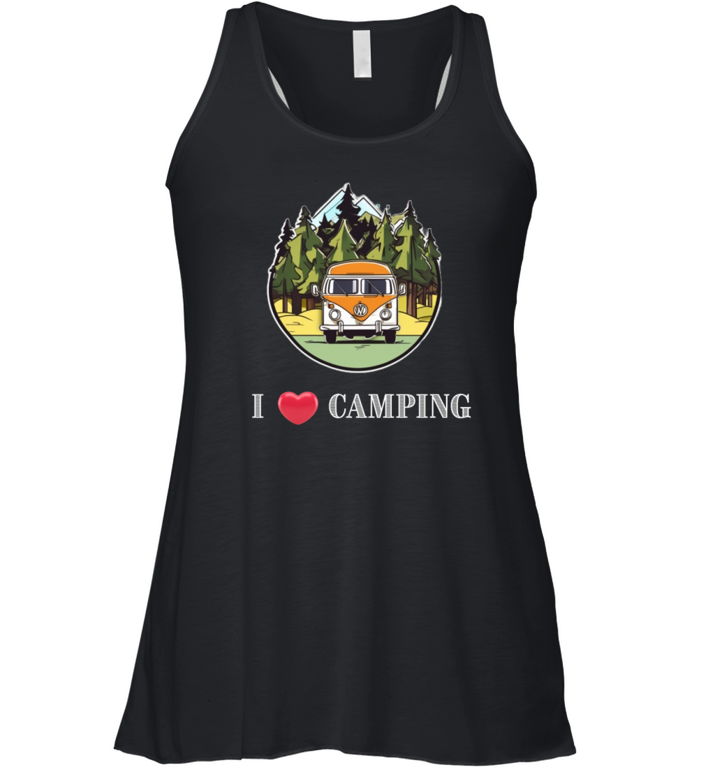 i love camping Women's Flowy Tank Top