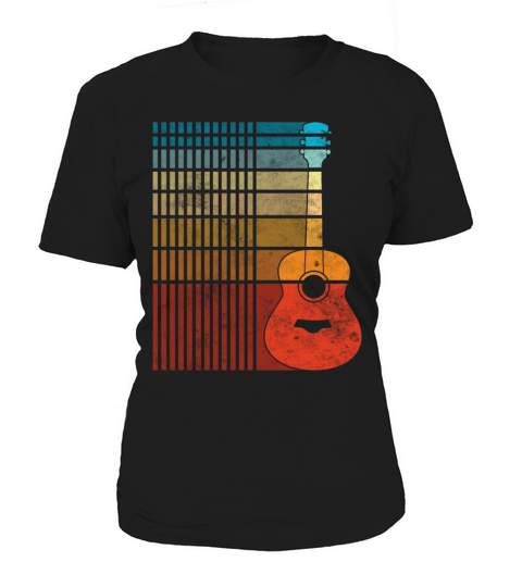 70s Retro Vintage Guitar Music Women's T-Shirt