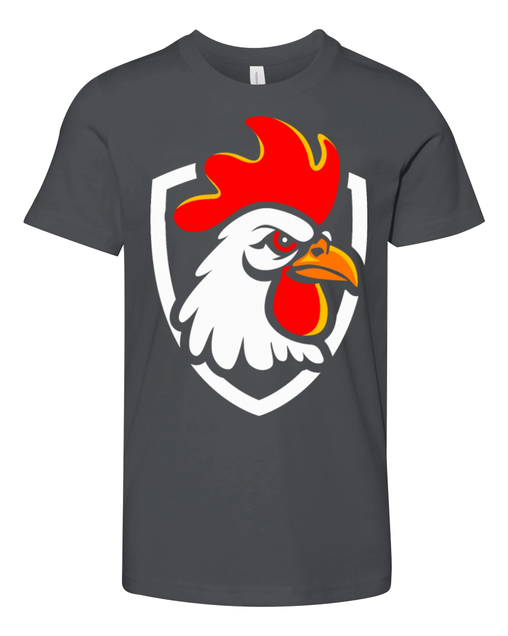 Rooster head Youth Unisex Jersey Tee
