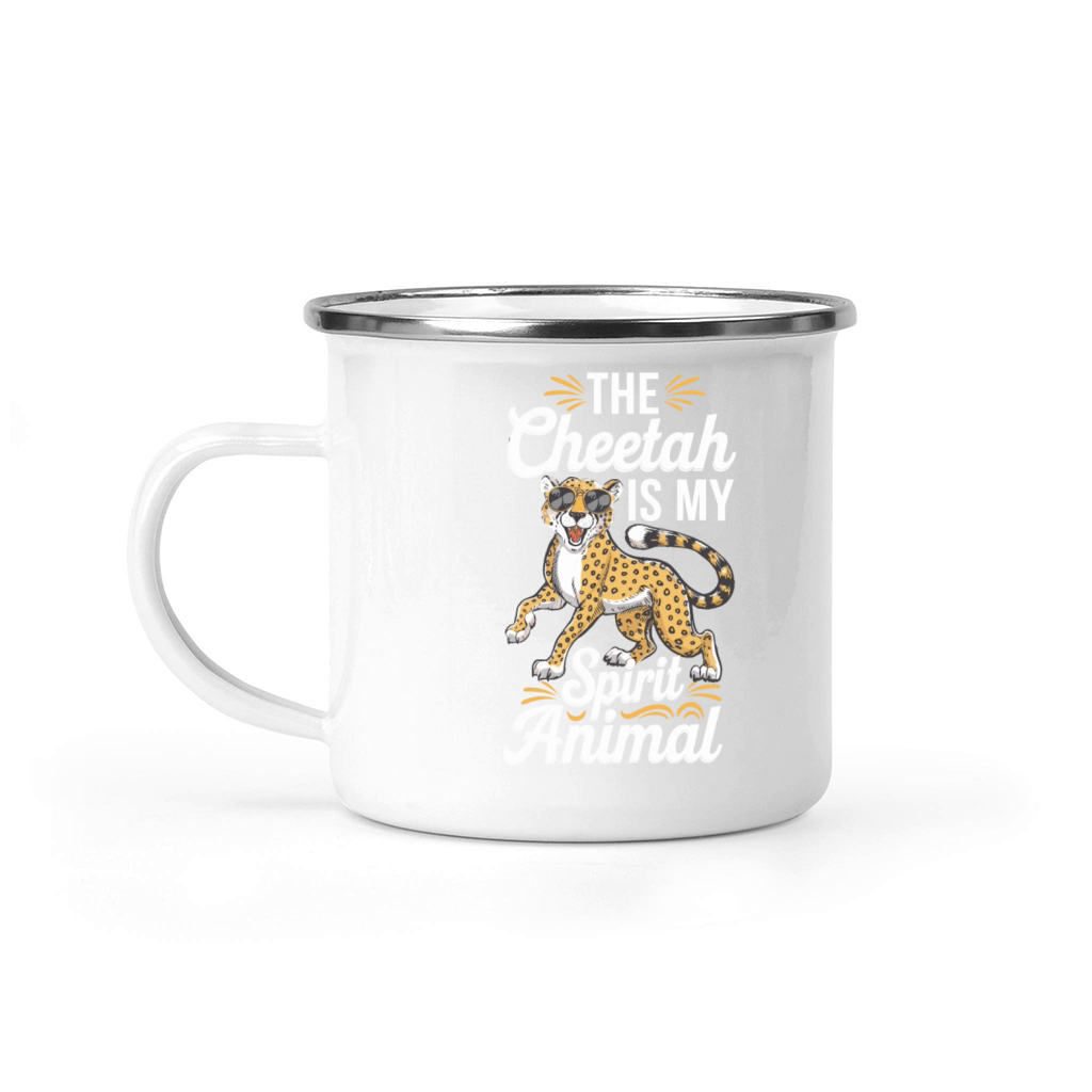 The Cheetah Is My Spirit Animal Camping Mug