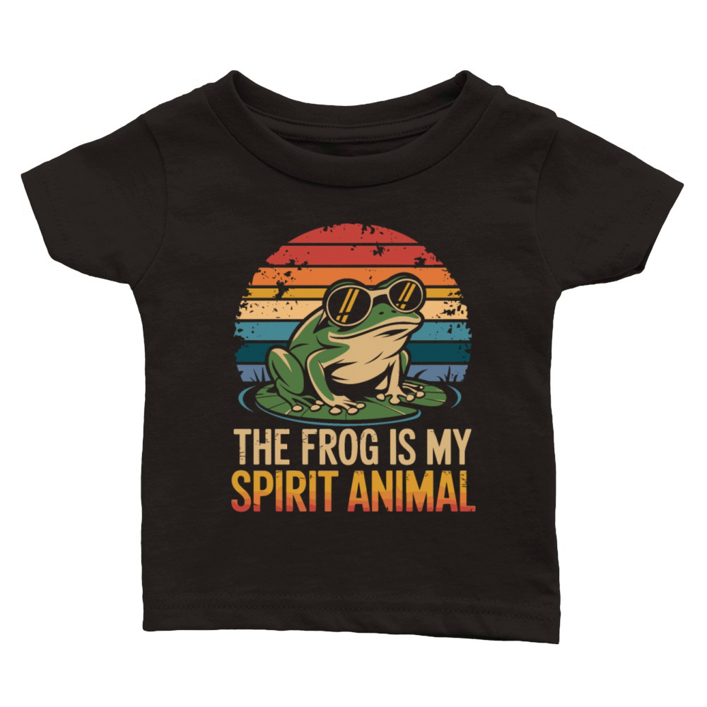 The Frog Is My Spirit Animal Classic Baby Crewneck T-shirt