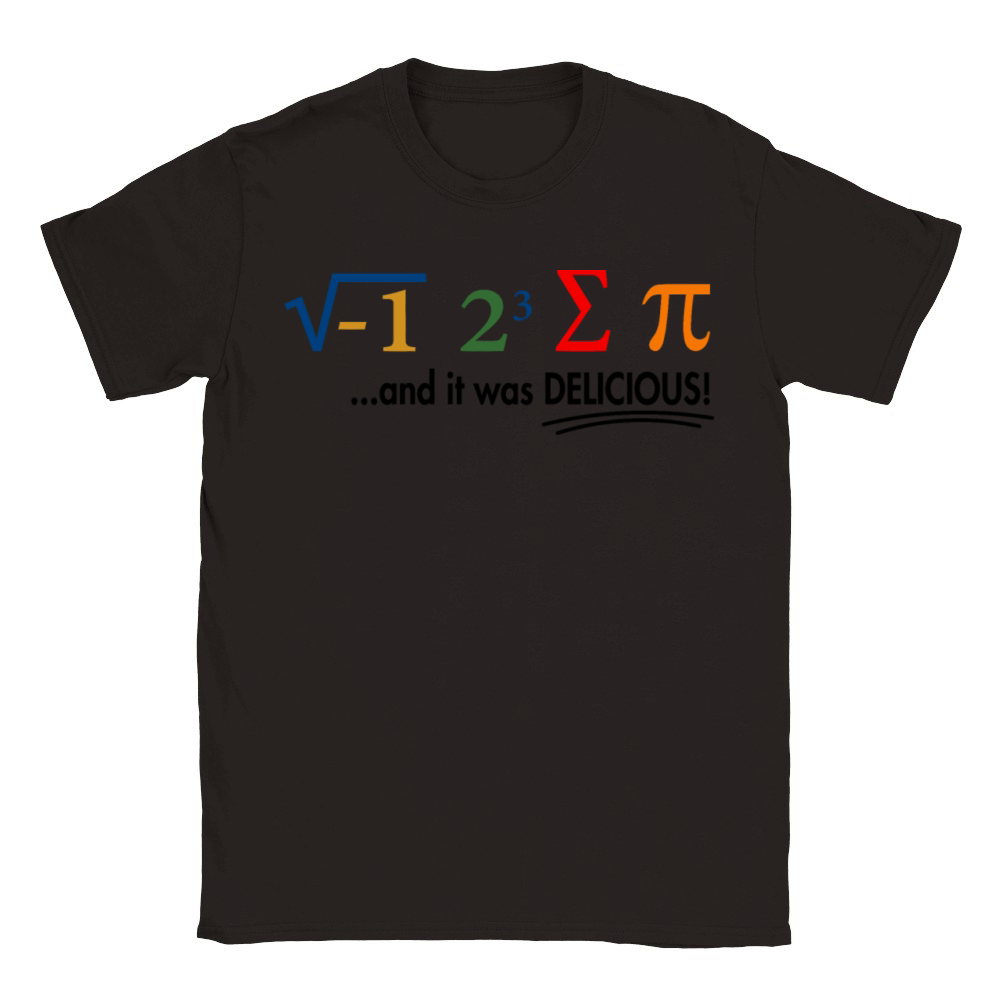 I Ate Some Pie And It Was Delicious 8 Pi Day 1WH2 Classic Kids Crewneck T-shirt