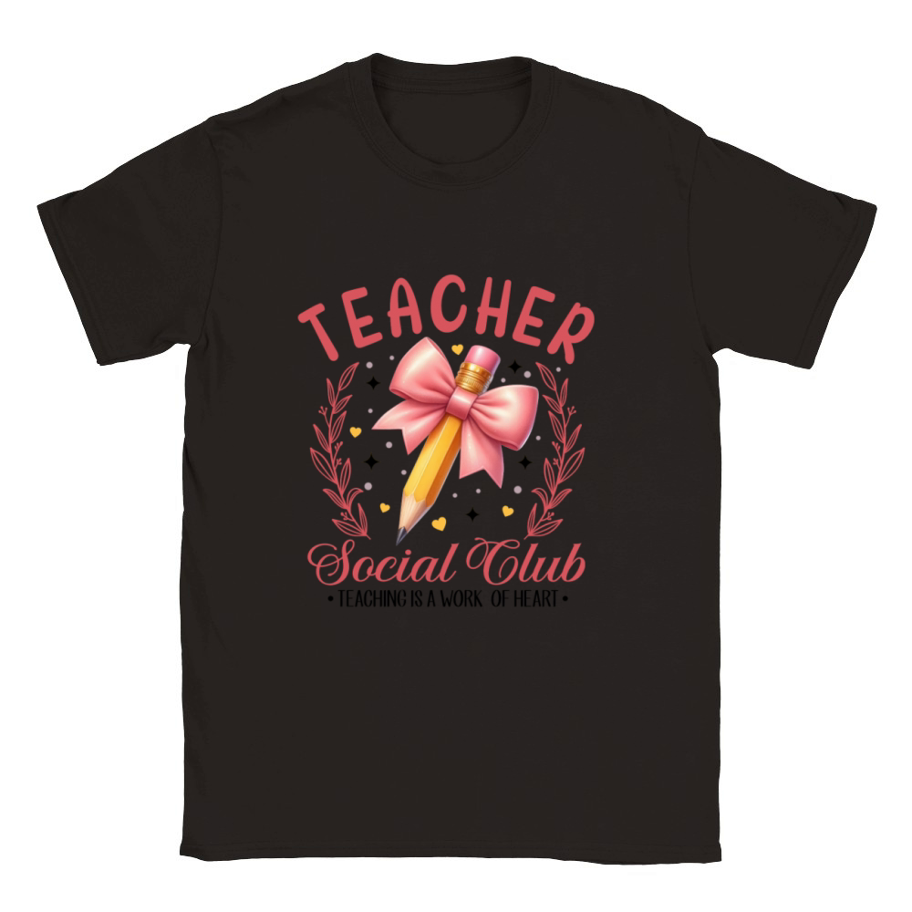 Teacher Social Club Classic Kids Crewneck T-shirt