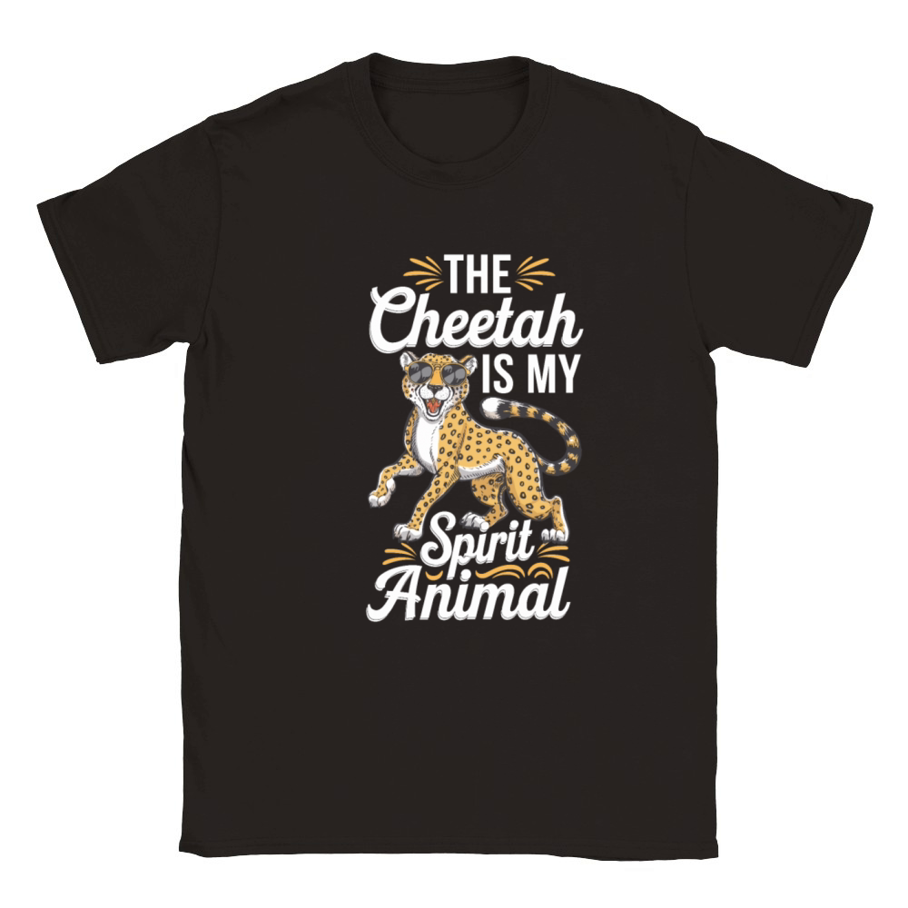 The Cheetah Is My Spirit Animal Classic Kids Crewneck T-shirt