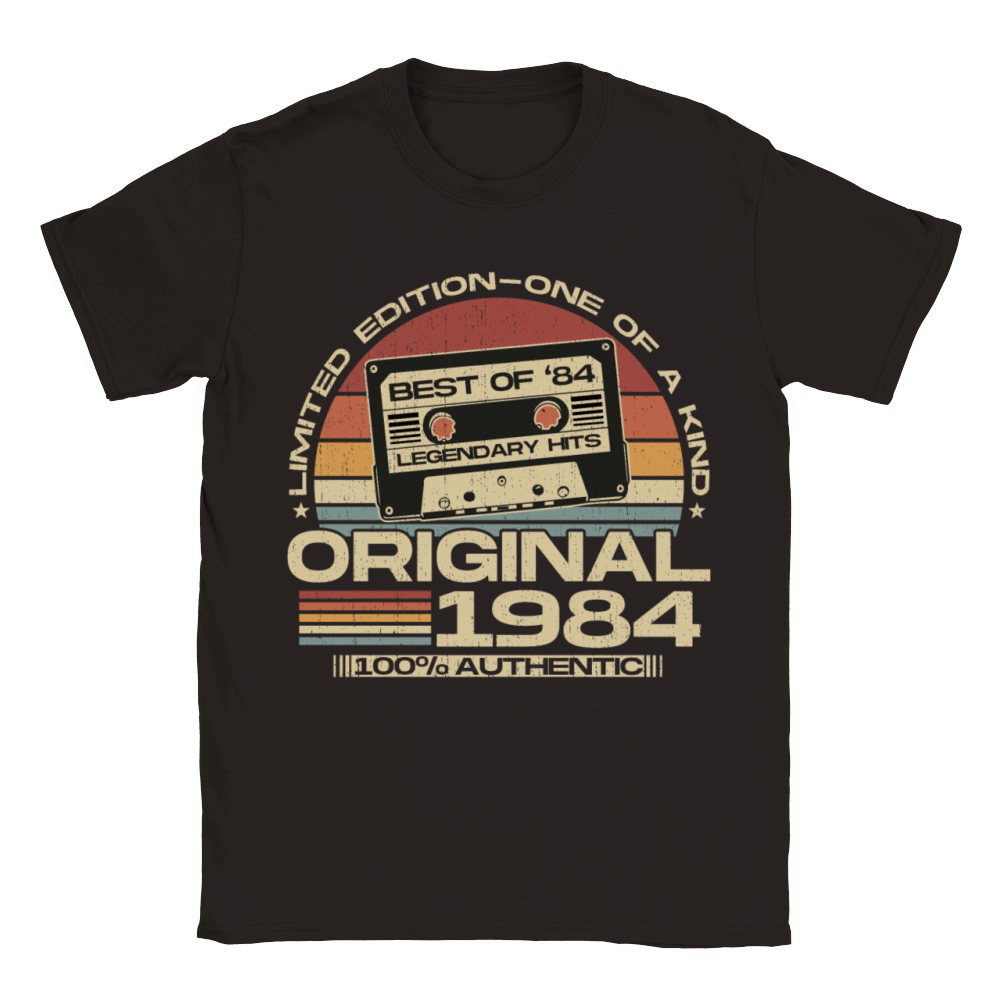 Vintage 1984 Retro 40th Birthday Classic Kids Crewneck T-shirt