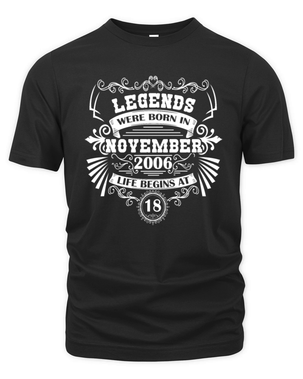 18th birthday legends born November 2006 Organic Unisex T-shirt