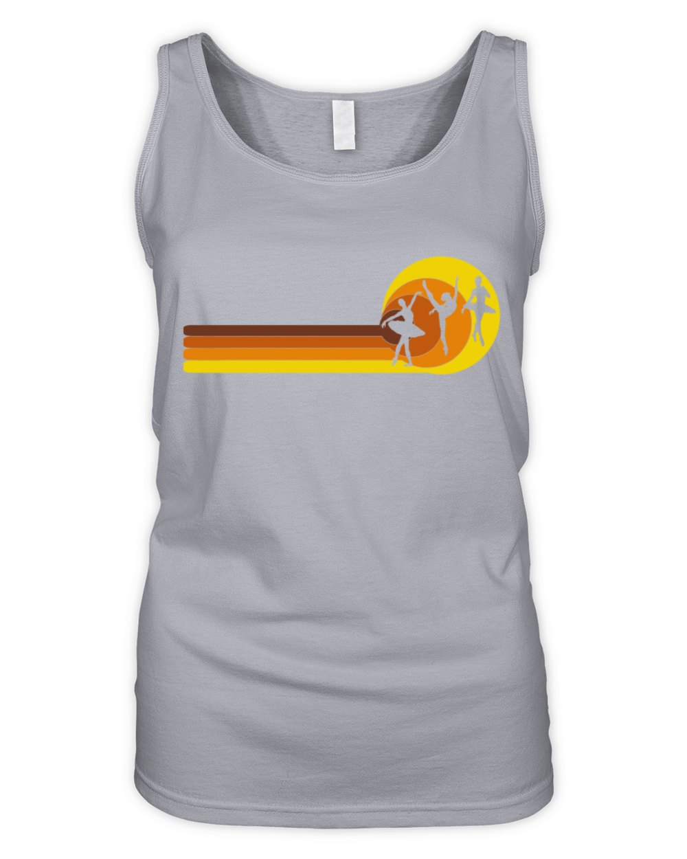 Ballet Dancing-Dancer Dance 70s 80s Vintage Organic Women's Tank Top