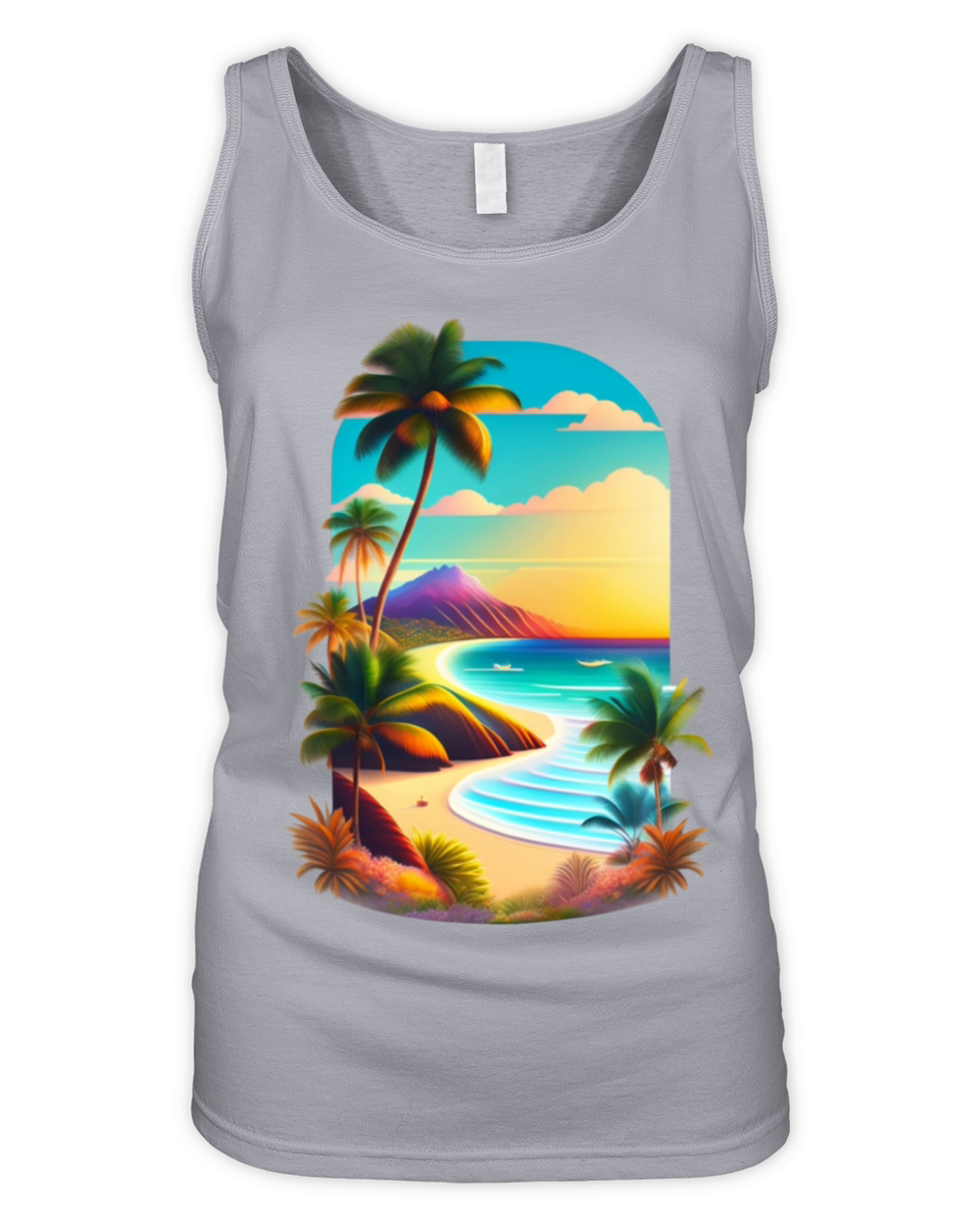 Beach Please Organic Women's Tank Top