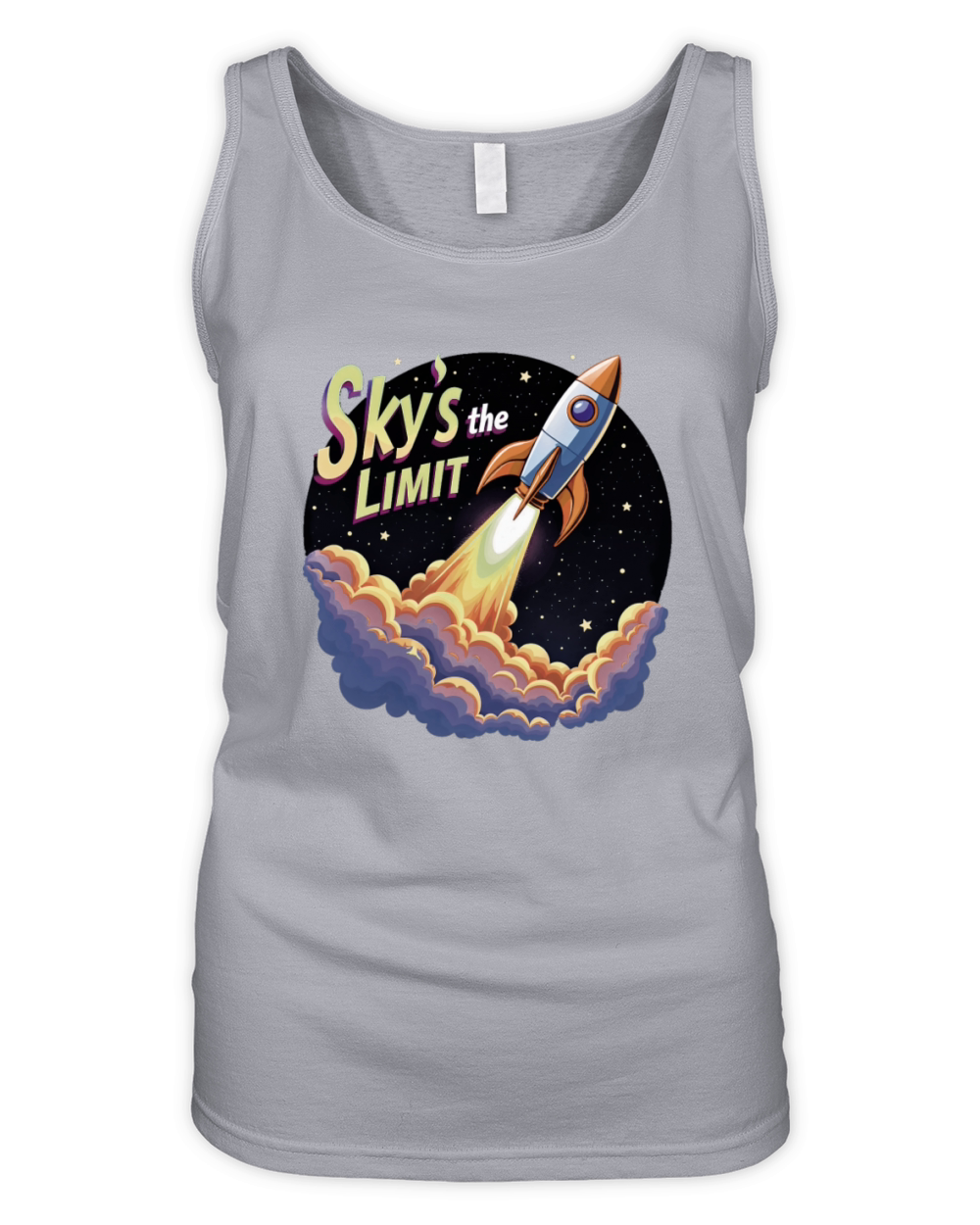 sky is limit Organic Women's Tank Top