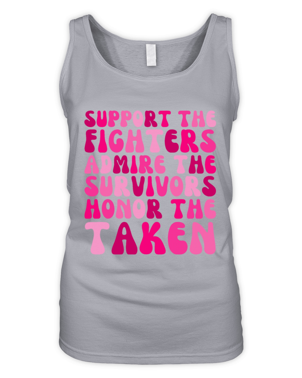 Support The Fighters Admire The Survivors Organic Women's Tank Top