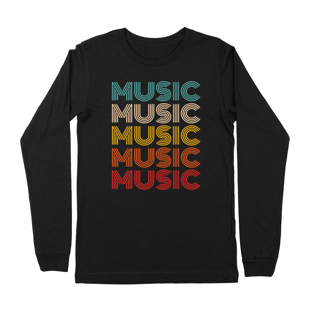 Retro Music Premium Long Sleeve
