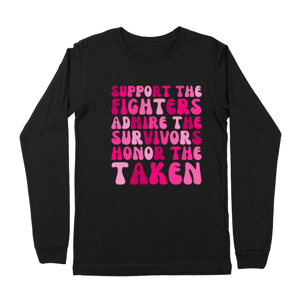 Support The Fighters Admire The Survivors Premium Long Sleeve