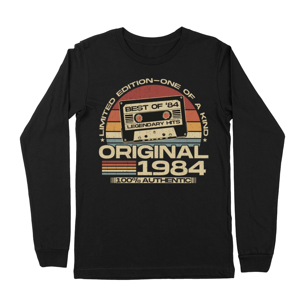 Vintage 1984 Retro 40th Birthday Premium Long Sleeve