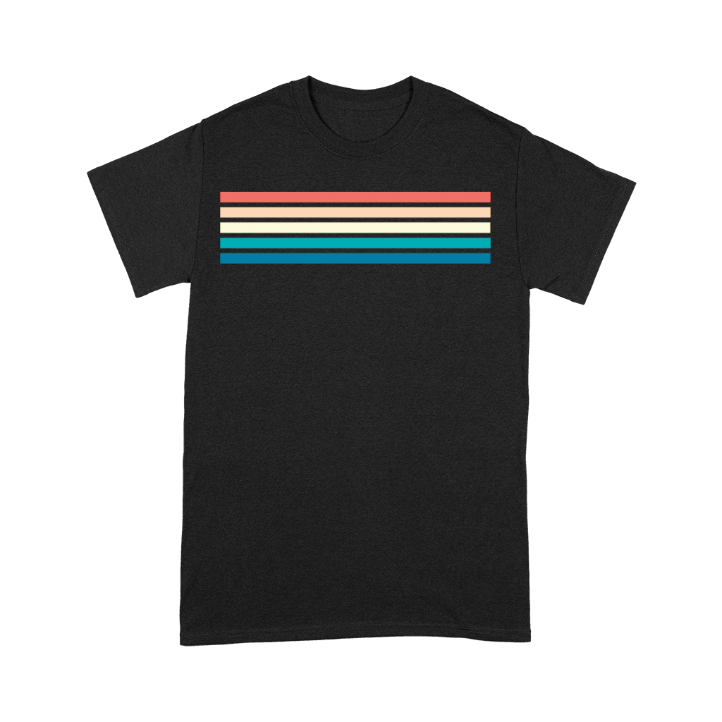 Retro stripe design with vintage vibe Premium T-shirt