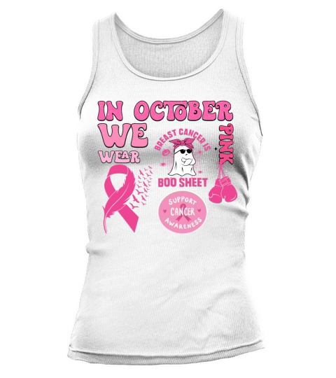 In October We Wear Pink Tank top Woman