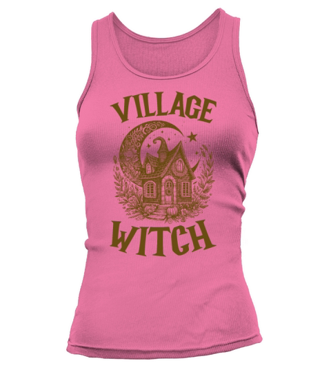 Village Witch Salem Vintage Halloween Tank top Woman