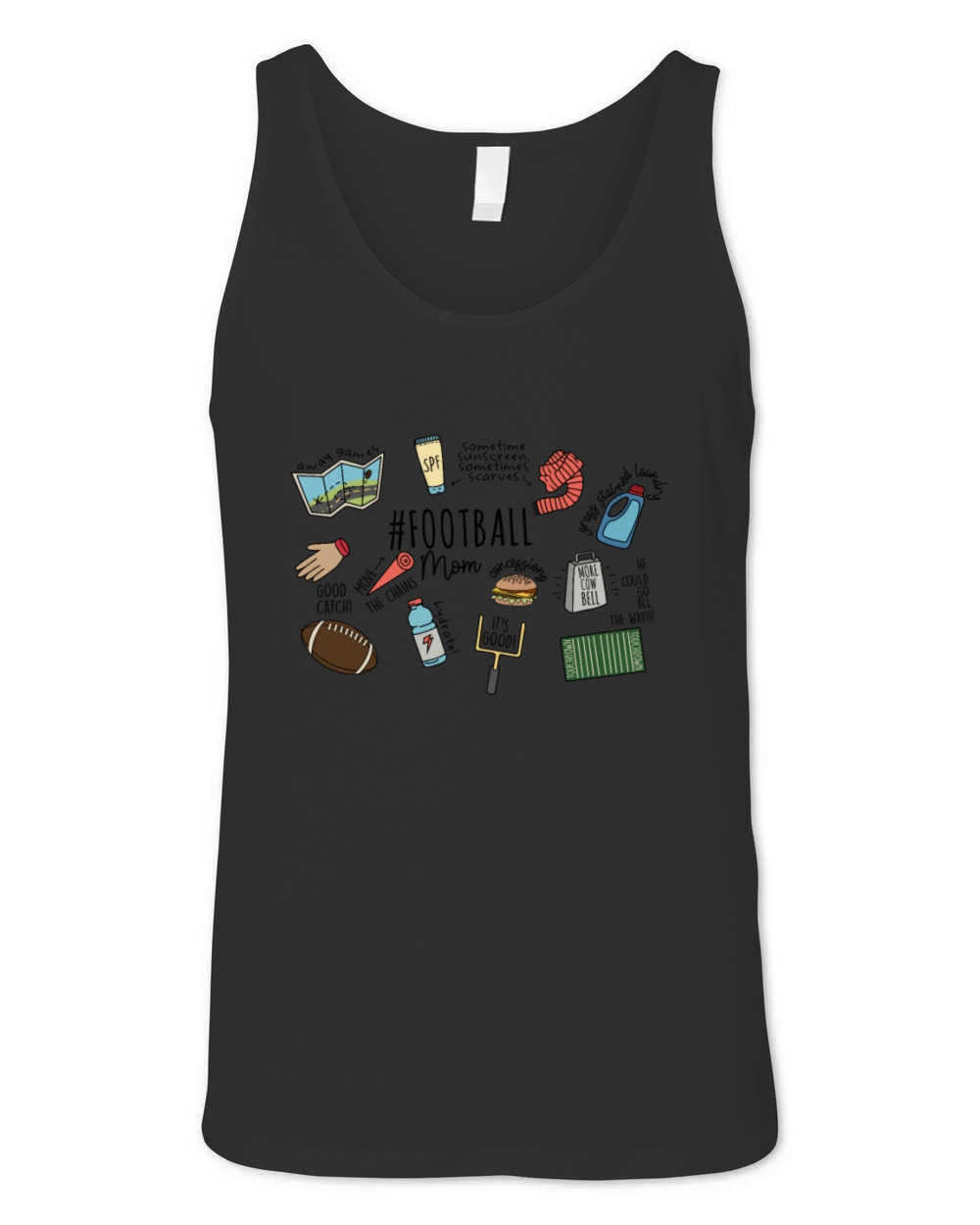 FOOTBALL MOM Unisex Jersey Tank