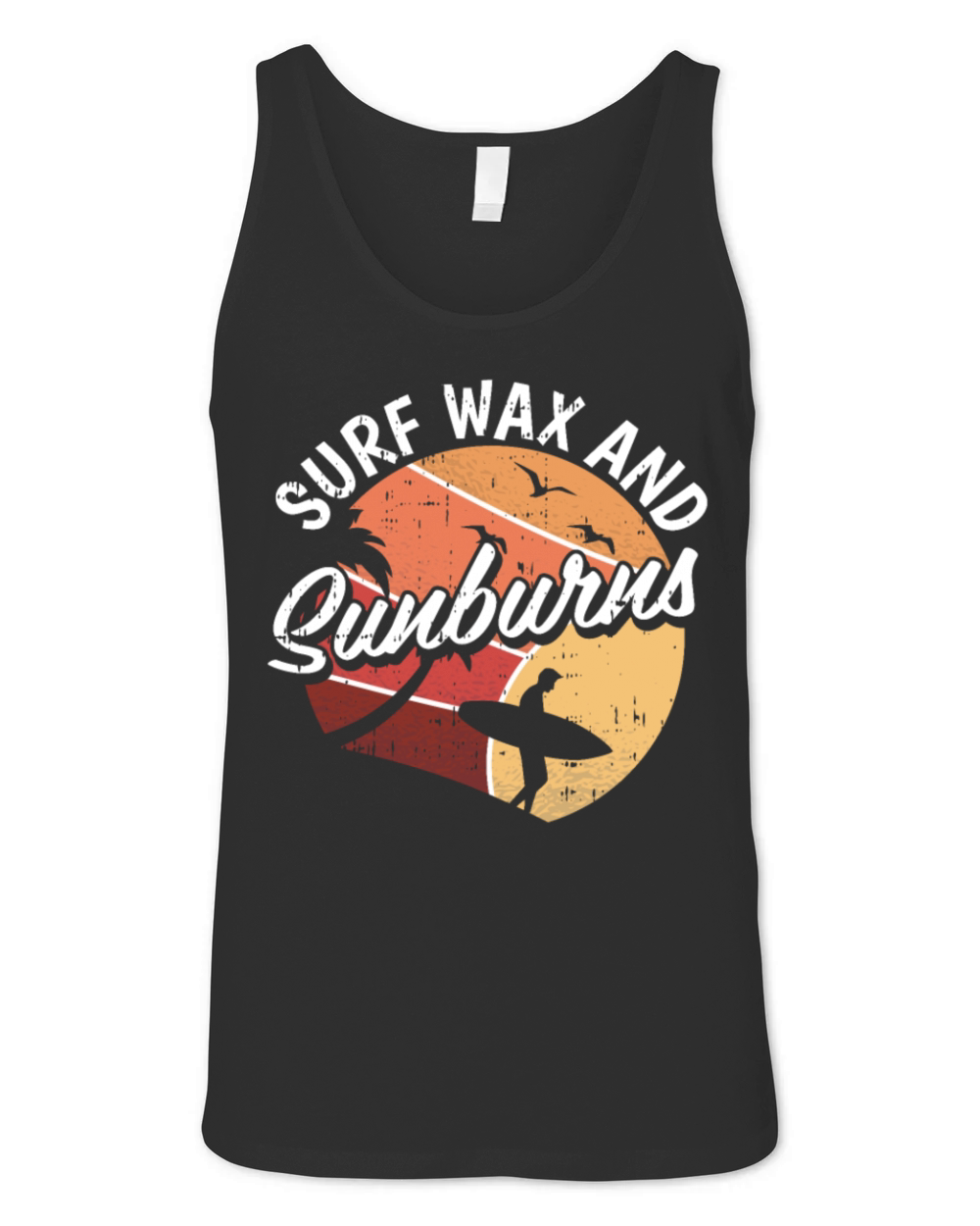 Surf Wax and Sunburns Unisex Jersey Tank