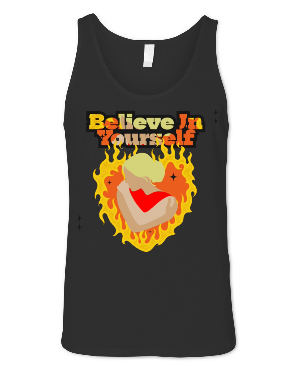 trust and believe in yourself Unisex Jersey Tank