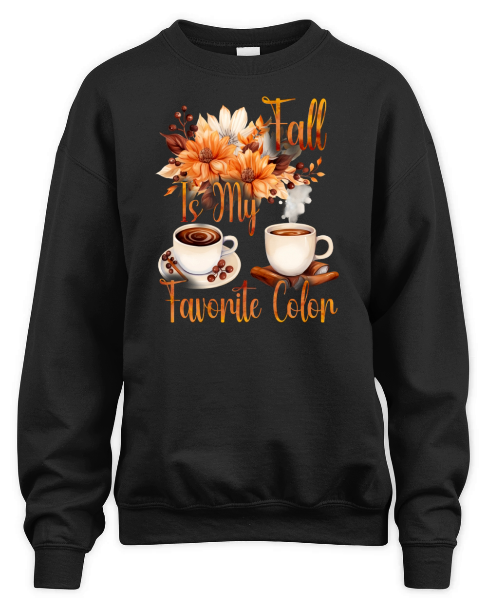 Fall is My Favorite Color - Pumpkin Spice Latte Unisex Premium Crewneck Sweatshirt