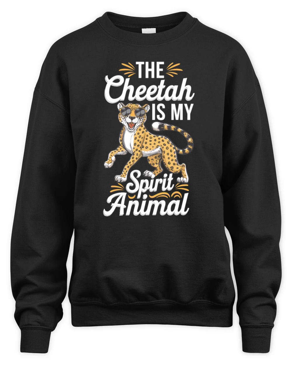 The Cheetah Is My Spirit Animal Unisex Premium Crewneck Sweatshirt