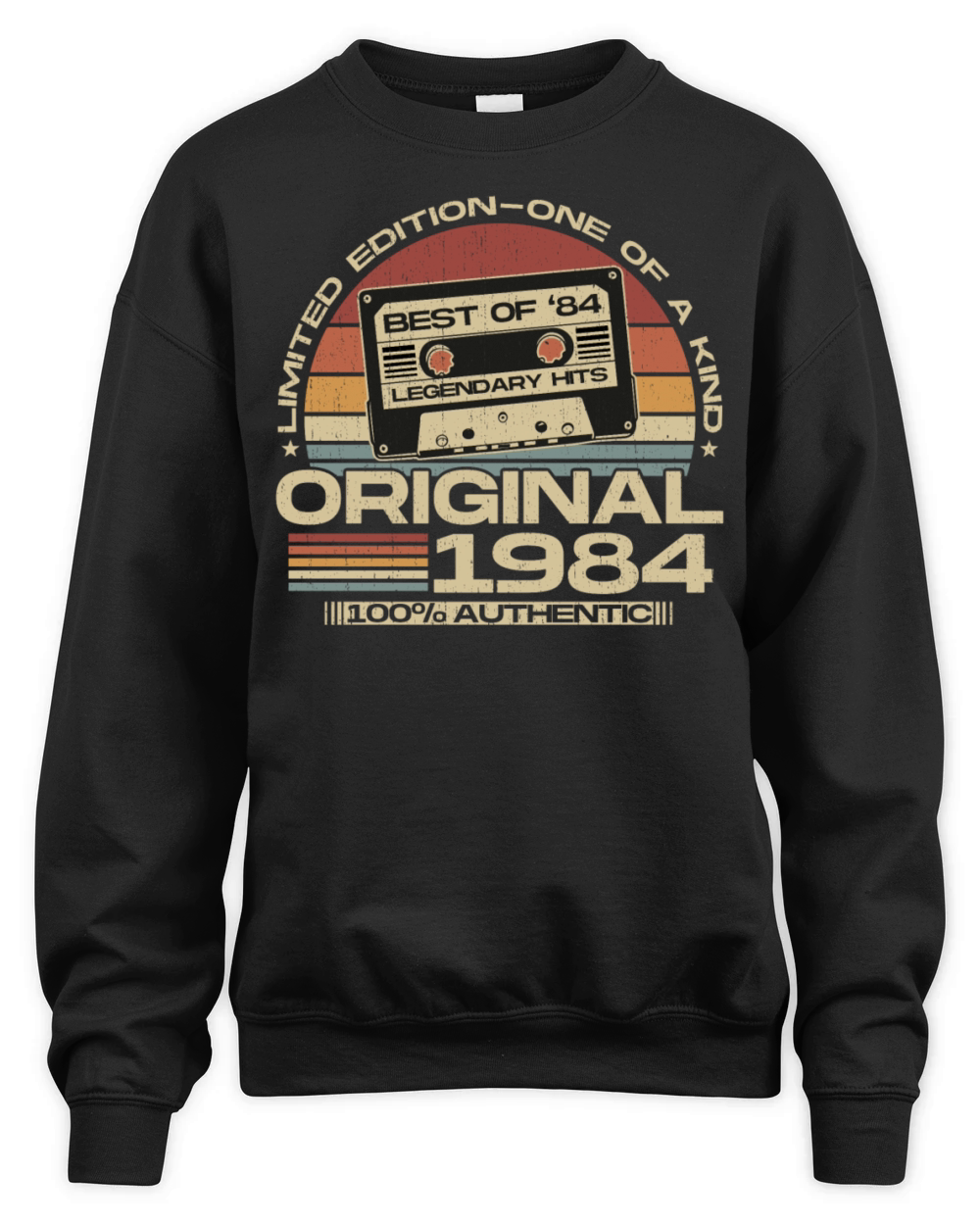 Vintage 1984 Retro 40th Birthday Unisex Premium Crewneck Sweatshirt