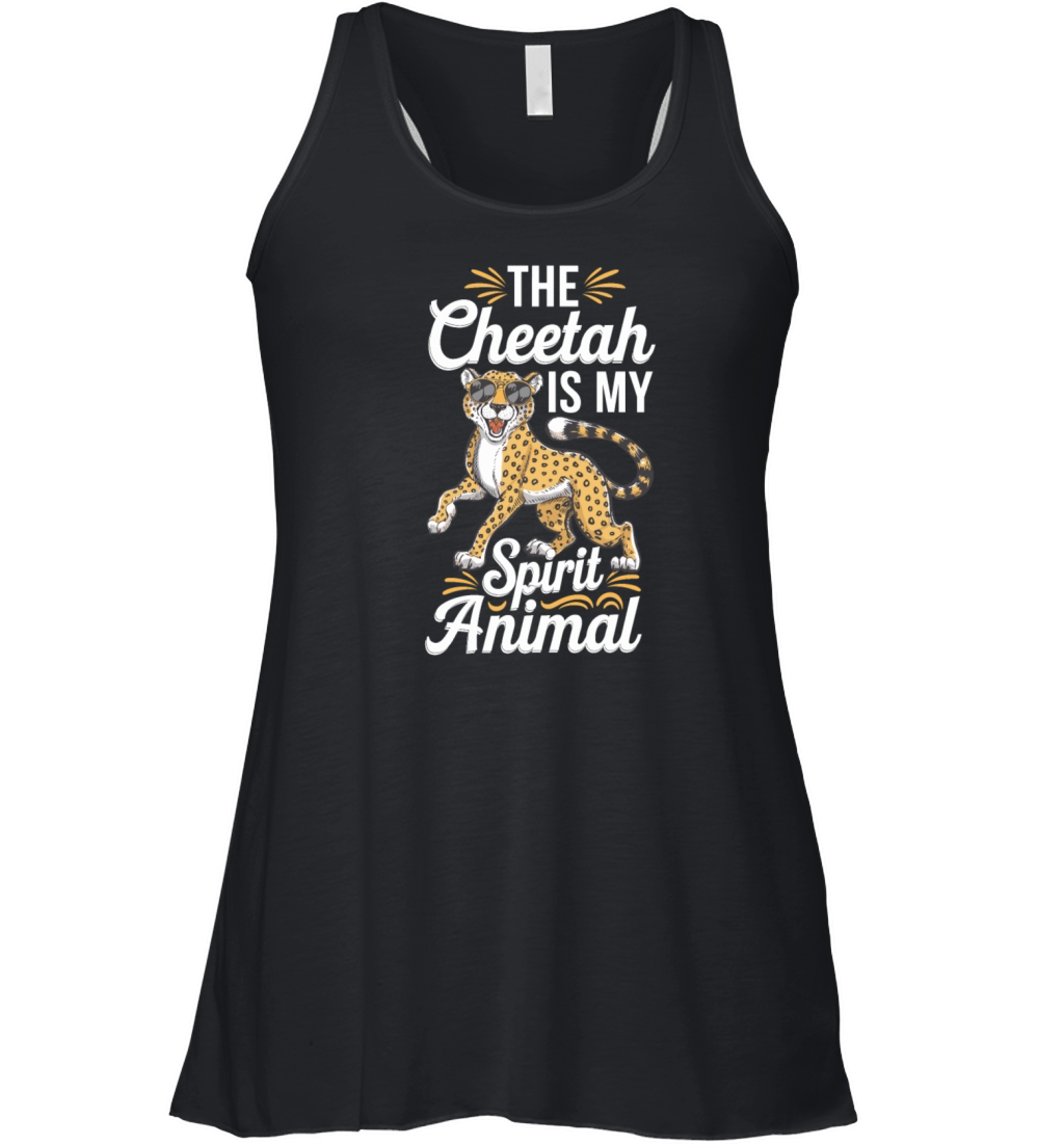 The Cheetah Is My Spirit Animal Women's Flowy Tank Top