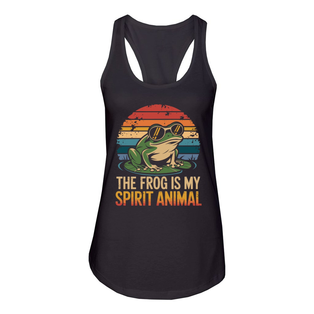 The Frog Is My Spirit Animal Women's Racerback Tank