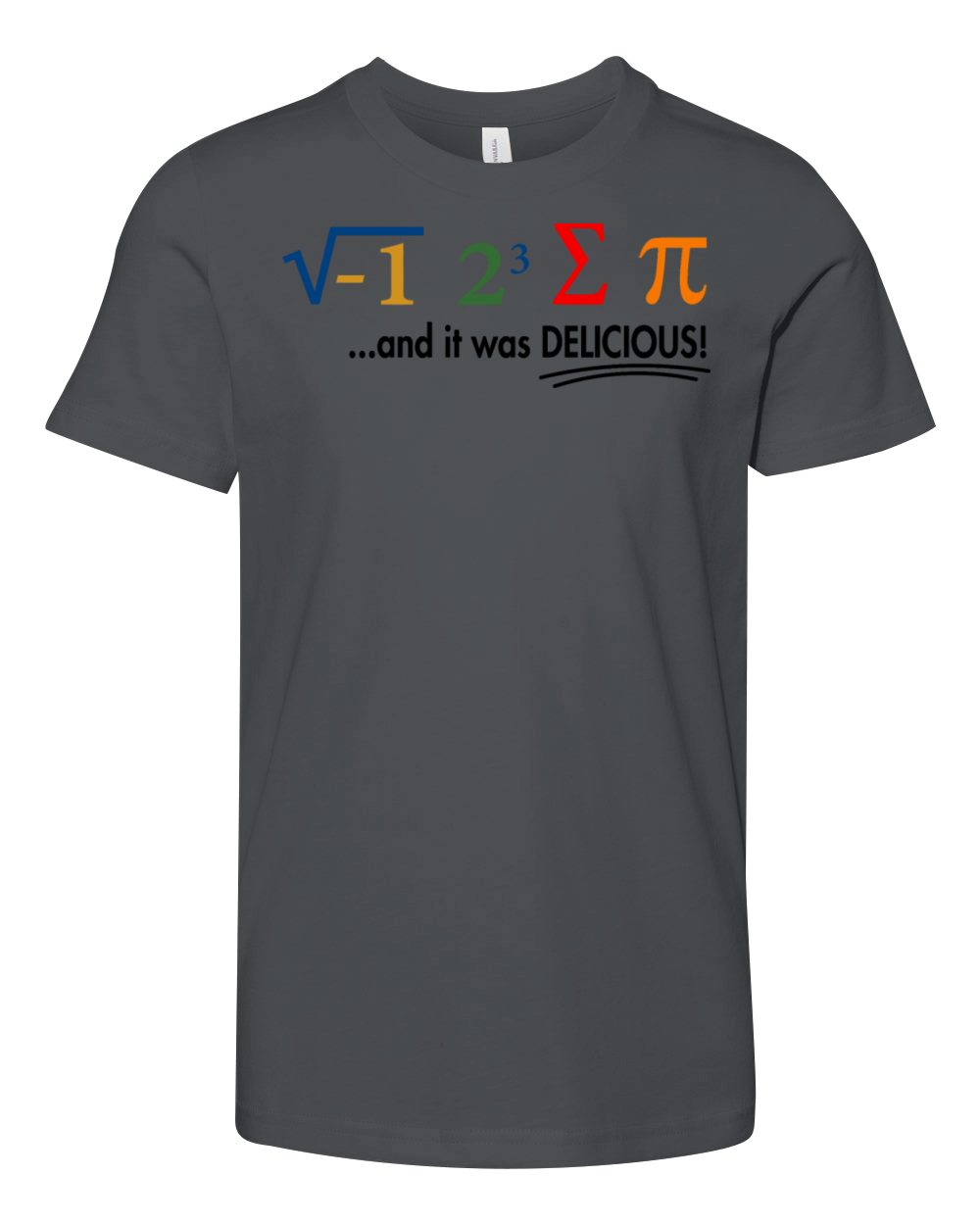 I Ate Some Pie And It Was Delicious 8 Pi Day 1WH2 Youth Unisex Jersey Tee