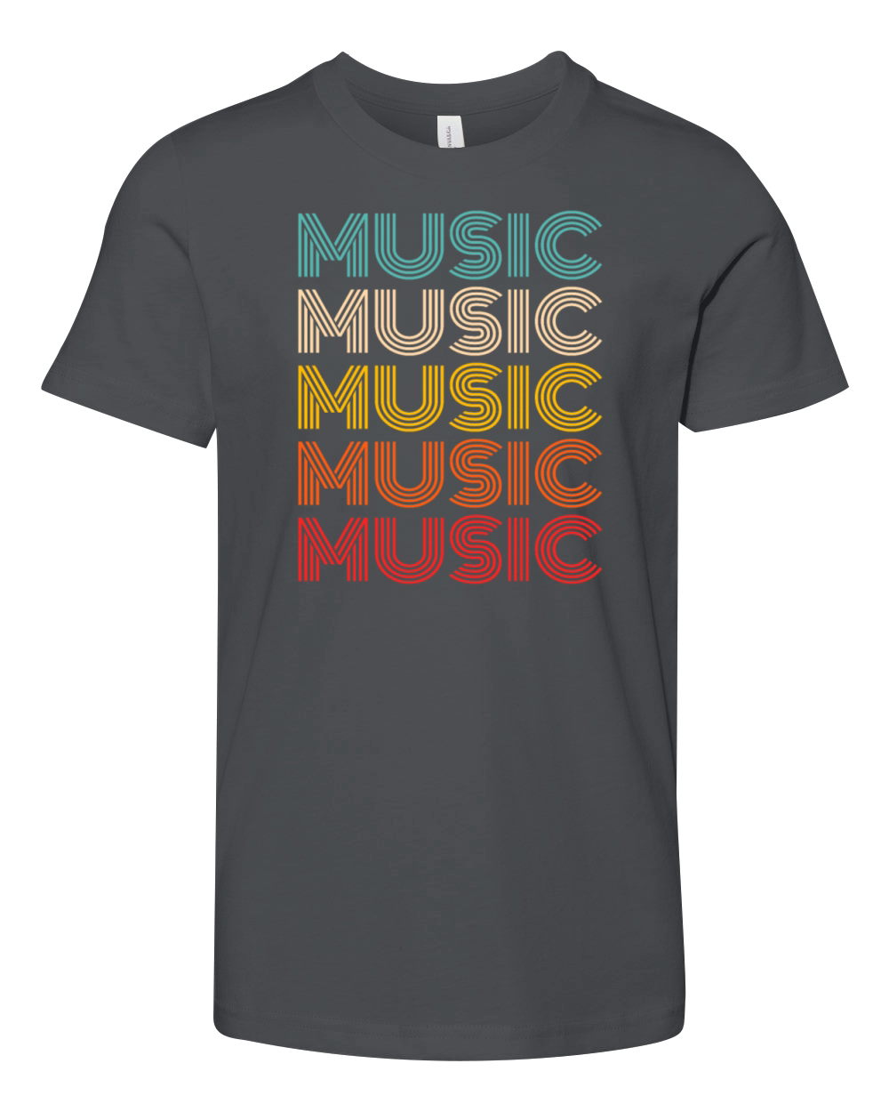 Retro Music Youth Unisex Jersey Tee