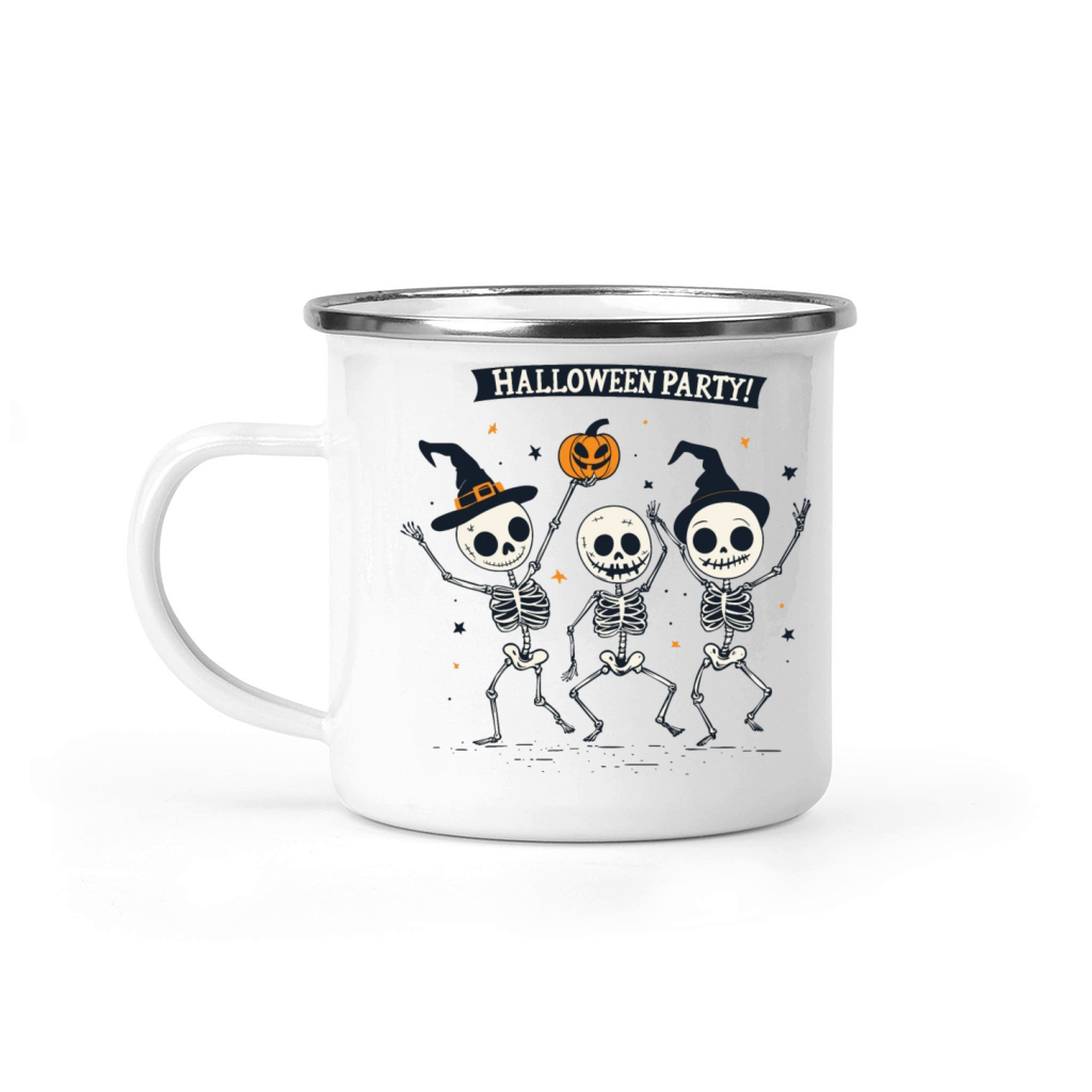 Dancing Skeletons Camping Mug