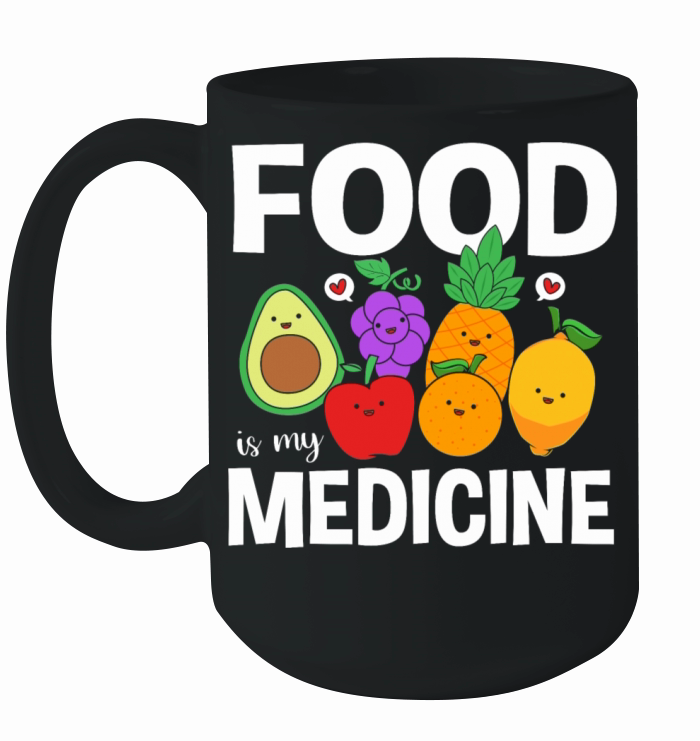 Fruit Healthy Diet Nutritionist Food Is Medicine Ceramic Mug