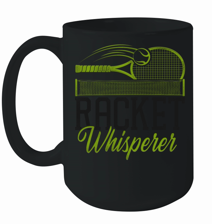 Funny Tennis Player Racket Pun Ceramic Mug